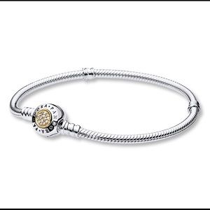 PANDORA Two-Tone Signature Bracelet